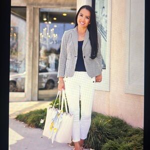 J Crew Ludlow Seersucker Blazer 36S